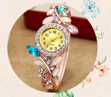 Fashion female student bracelet watch ladies watch fashion watch quartz bracelet female table diamond jewelry watch