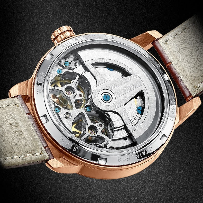 New Men's Automatic Hollow Mechanical Watch