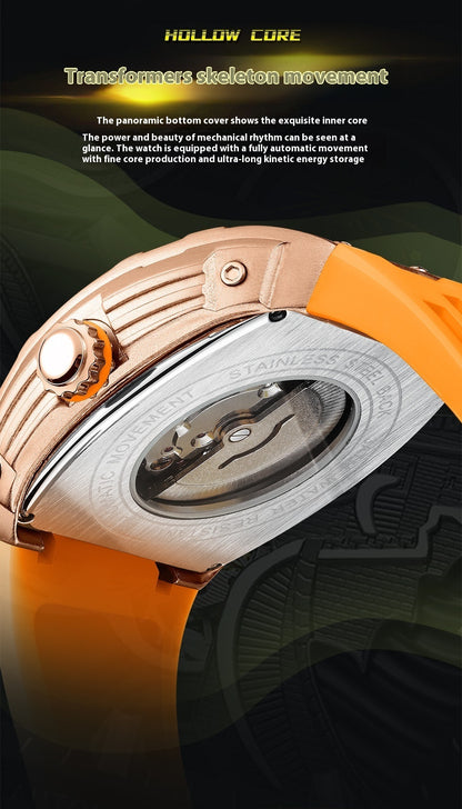 Men's Hollow Automatic Watch Luminous Waterproof Mechanical Watch