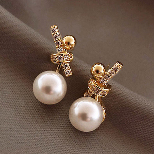 Zircon Earrings And Rings Personalised Pearls