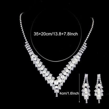 Exquisite Pearls Jewelry Wedding Accessories